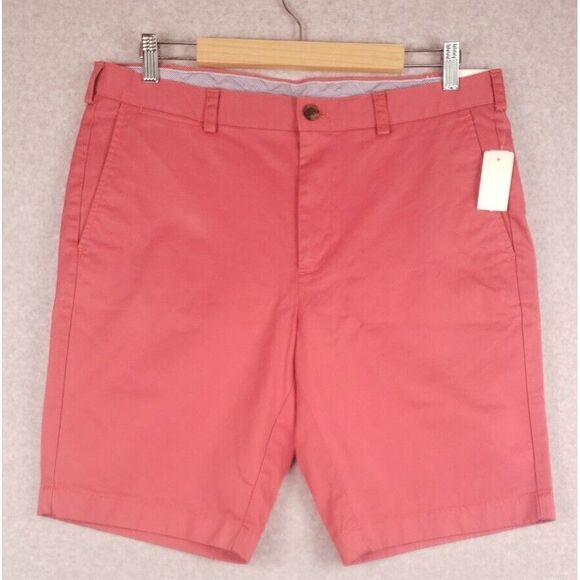 Brooks Brothers Flat Front Stretch Advantage‎ Shorts 35 Pink New with Tags - Picture 1 of 7